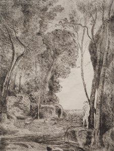 El pequeño pastor de Jean Baptiste Camille Corot