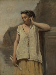 La musa: Historia, ca. 1865 de Jean Baptiste Camille Corot