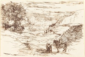Los Paladines, 1871 de Jean Baptiste Camille Corot