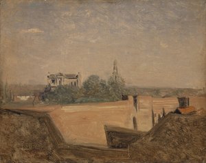 Las murallas de Arras, 1852 de Jean Baptiste Camille Corot
