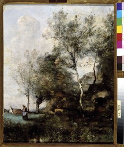 El abedul de Jean Baptiste Camille Corot