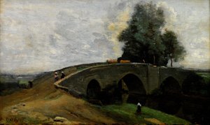El viejo puente de Jean Baptiste Camille Corot