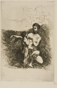 Venus cortando las alas de Cupido, segundo plato