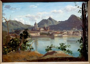 Vista del Lago y la Ciudad de Como