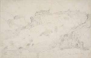 Vista de Nepi de Jean Baptiste Camille Corot