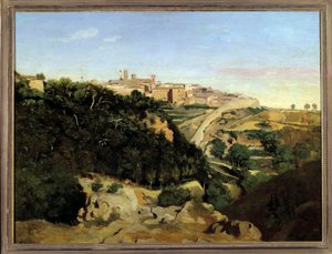 Volterra, el Municipio de Jean Baptiste Camille Corot