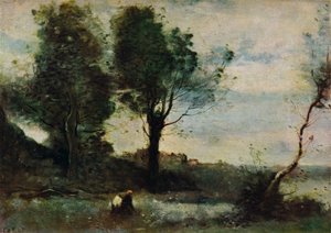 Recolectores de leña, c. 1865, 1913 de Jean Baptiste Camille Corot