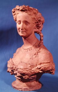 Busto de Eugenie-Marie de Montijo de Guzmán (1826-1920) Condesa de Teba de Jean Baptiste Carpeaux