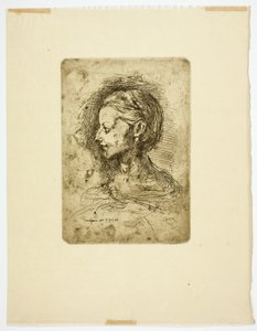 Cabeza femenina de Jean Baptiste Carpeaux