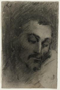 Cabeza de hombre de Jean Baptiste Carpeaux