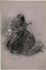 San Francisco (anverso); Dos figuras (reverso) de Jean Baptiste Carpeaux