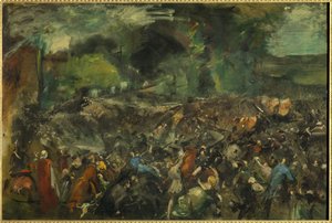 El ataque de Antonin Berezowski al Zar Alejandro II el 6 de junio de 1867 de Jean Baptiste Carpeaux