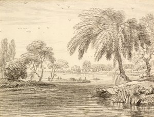 Paisaje de Jean Baptiste Claude Chatelain