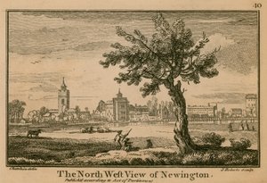 La vista noroeste de Newington