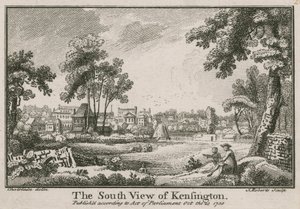 La vista sur de Kensington de Jean Baptiste Claude Chatelain