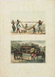 Regreso a la ciudad de un propietario de chacra, 1835 de Jean Baptiste Debret