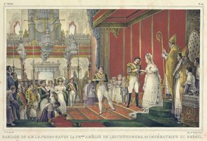 El matrimonio de Amelie de Leuchtenberg de Jean Baptiste Debret