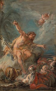 San Juan Bautista predicando en el desierto de Jean Baptiste Deshays