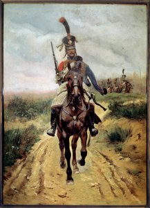 Punta de vanguardia, 9º Húsares de Jean Baptiste Edouard Detaille
