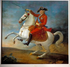 Retrato ecuestre de Luis XVI (1754-1793) de Jean Baptiste Francois Carteaux