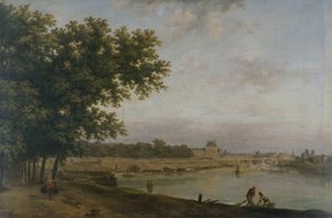 Las Tullerías y el Puente Real de Jean Baptiste Genillion