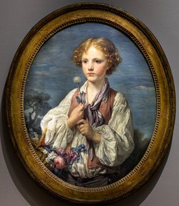 Un joven pastor de Jean Baptiste Greuze