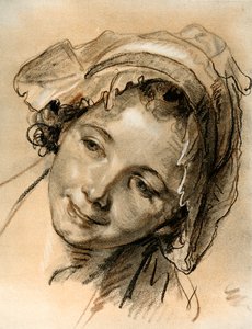 Estudio de cabeza de una niña