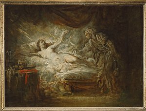 Júpiter y Egina ... de Jean Baptiste Greuze