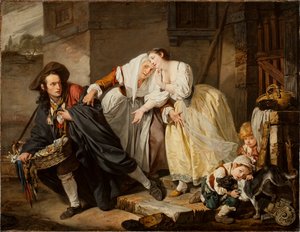 El Gesto Napolitano, 1757 de Jean Baptiste Greuze