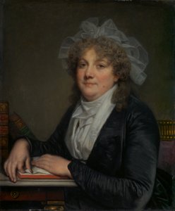 Madame Jean-Baptiste Nicolet Anne Antoinette Desmoulins, 1743-1817, finales de 1780 de Jean Baptiste Greuze