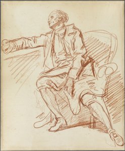 Caballero sentado de Jean Baptiste Greuze