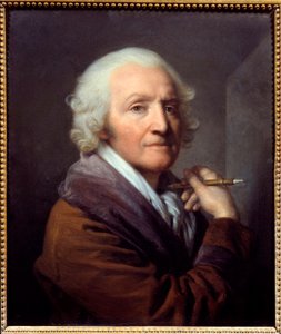 Autorretrato como anciano de Jean Baptiste Greuze