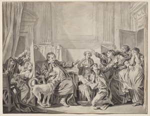 The Guilty and Repentant Daughter de Jean Baptiste Greuze