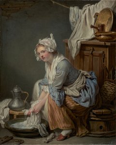 La Lavandera de Jean Baptiste Greuze