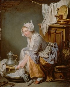 La lavandera, 1761 de Jean Baptiste Greuze
