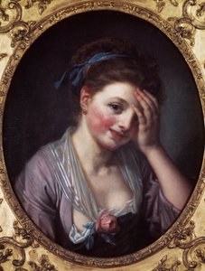 La niña tiene la rosa