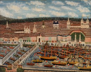 Vista de Burdeos de Jean Baptiste Guiraud