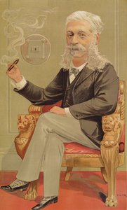 Barón Alphonse de Rothschild, ilustración de Vanity Fair, 1894