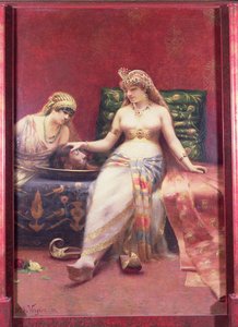 Salomé con la cabeza de Juan el Bautista de Jean Baptiste Hippolyte de Vergeses