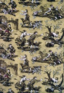 ¡Al Lobo! (Tela de Mobiliario) de Jean Baptiste Huet
