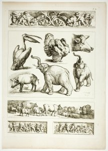 Lámina 34 de 38 de Oeuvres de J. B. Huet de Jean Baptiste Huet