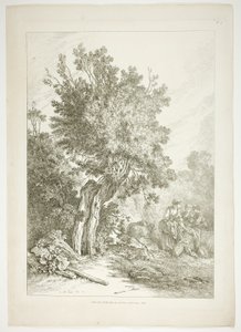 Lámina cinco de 38 de Oeuvres de J. B. Huet de Jean Baptiste Huet