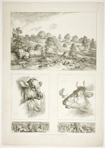 Placa Cuatro de 38 de Oeuvres de J. B. Huet