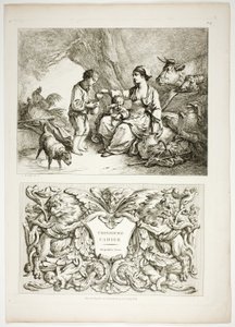 Placa trece de 38 de Oeuvres de J. B. Huet de Jean Baptiste Huet