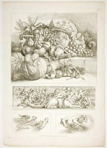 Placa tres de 38 de Oeuvres de J. B. Huet de Jean Baptiste Huet