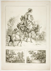 Placa Dos de 38 de Oeuvres de J. B. Huet de Jean Baptiste Huet