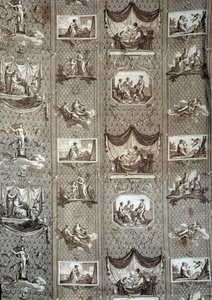 Tapiz que representa a Psique y Cupido. De un dibujo de Jean-Baptiste Huet de Jean Baptiste Huet