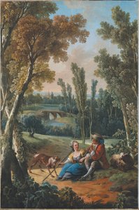 La lección de flauta de Jean Baptiste Huet