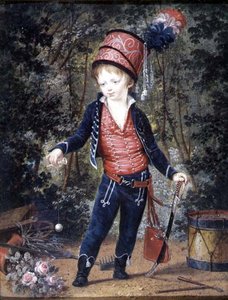 Napoleón Francisco José Carlos Bonaparte, Duque de Reichstadt (1811-32) hijo del Emperador Napoleón I, c.1814 de Jean Baptiste Isabey