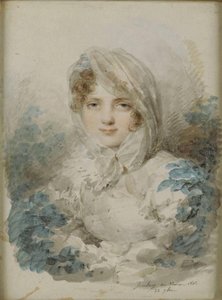 Retrato de Ekaterina Pavlovna Bagration 1783-1857, nacida Skavronska de Jean Baptiste Isabey